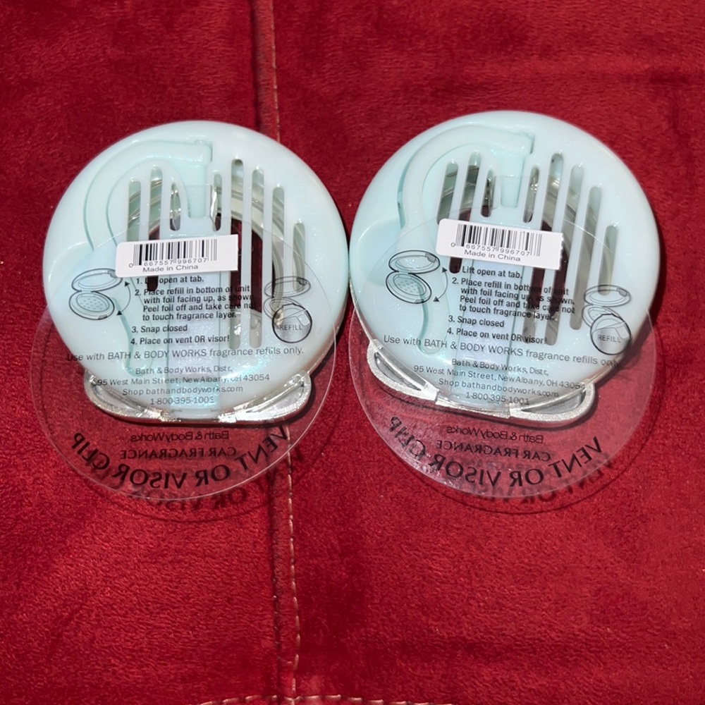 Rainbow Clouds Car Fragrance vent or visor clip  2pk - Picture 5 of 5